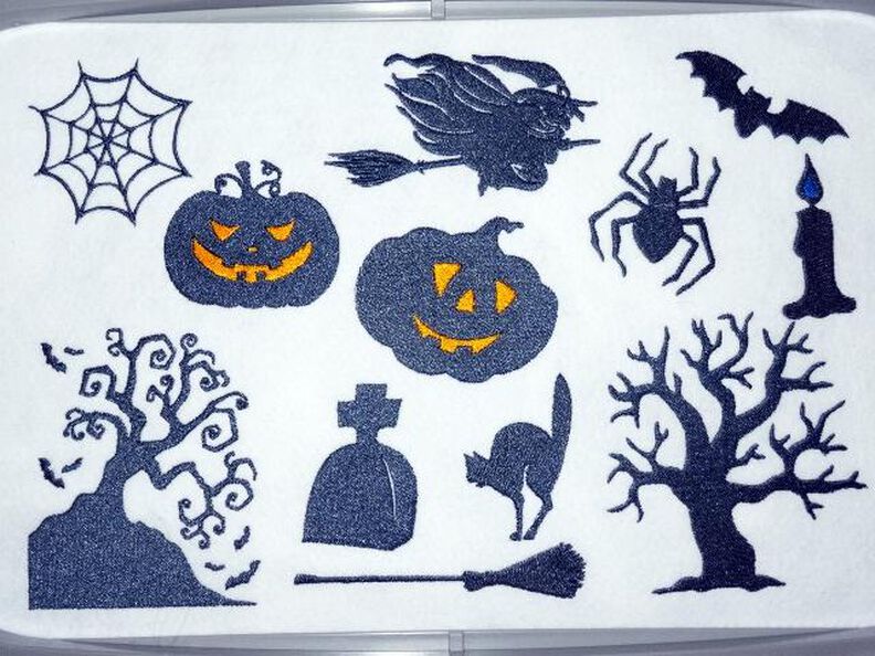 Halloween Silhouette Stickdatei image number 3