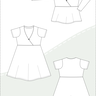 Conny Wickelkleid & Shirt mit hoher Taille, BU 80-116 A4+A0 thumbnail number 5