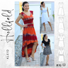 Kleid oder Zweiteiler HOLLFELD Gr. 32-54 Ebook Schnittmuster thumbnail number 1