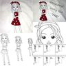 Mädchen 8er SET Bundle Stickdatei  thumbnail number 2