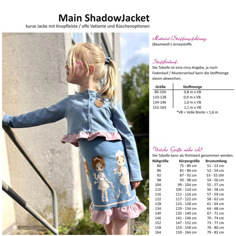 Main ShadowJacket - Kurz-Jacke - 80-164 - inkl. Beamervers. image number 2
