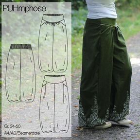 "PUHmphose" Nähanleitung & Schnittmuster