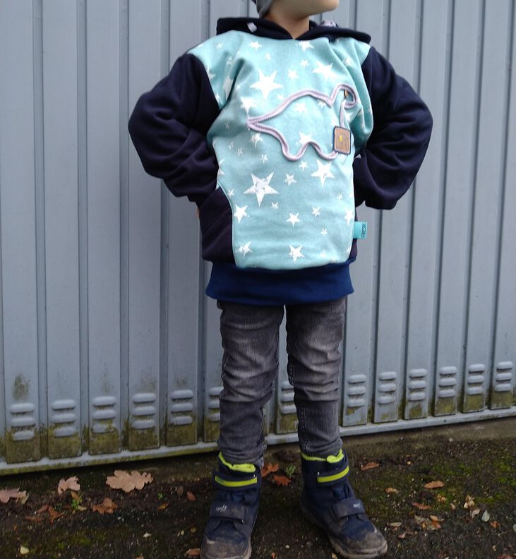 Kinderhoodie Inga + Immo Gr. 62-158 image number 7