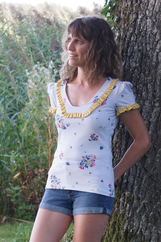 Shirt PETITE ELFIE Gr. 34-48 PDF-Schnitt A4, A0, Anleitung image number 2