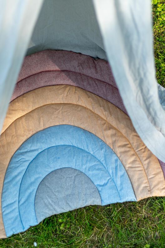 Regenbogen Spielmatte & Krabbeldecke – Nähanleitung image number 2