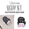 Sleepy Plotterdatei Bad Hair  | Schleiferlwerk  thumbnail number 1