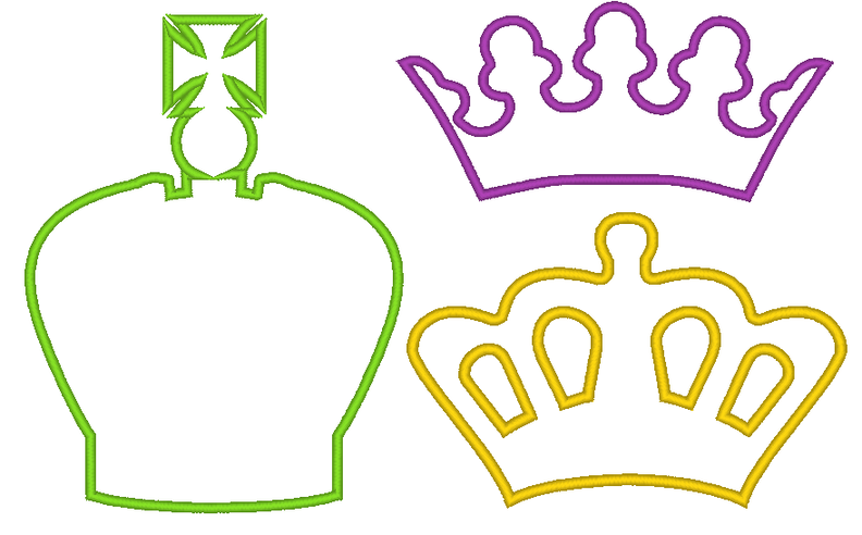 Stickdatei Kronen 3.0 Krone Prinzessin image number 9