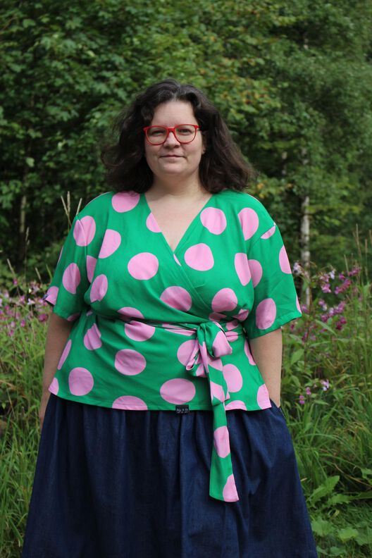Wickelbluse OLIVIA (34-56) Schnittmuster image number 5