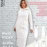 Kleid Vicky Gr. 34-54 Schnittmuster Sweatkleid A4/A0-Datei thumbnail number 2
