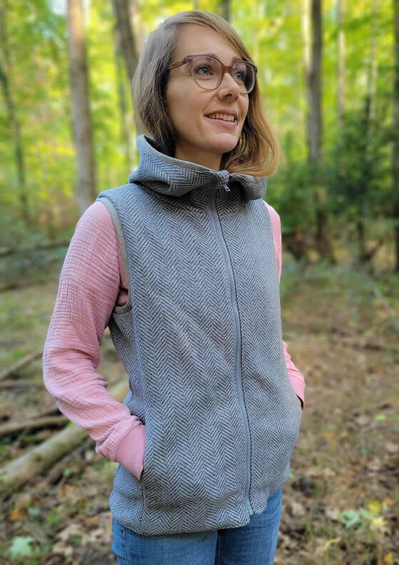 Weste Livsglad Gr. 32-50, Walk, Fleece, Softshell image number 9