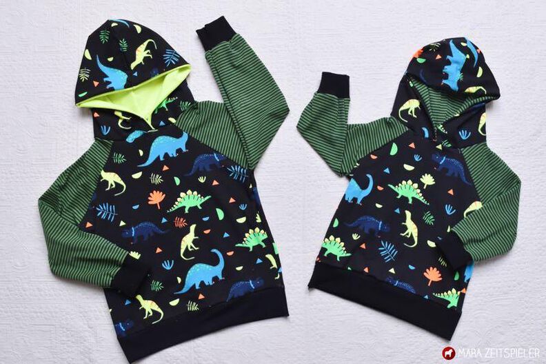 Unisex Schnittmuster Hoodie "Hedi", Gr. 110 – 152 image number 7