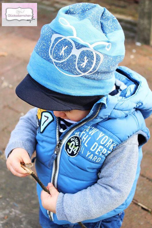 Schirmbeanie Kinder Schnittmuster Gr. 44-60 - deine JELLE #2 image number 5