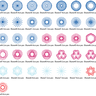 Stickdatei 49 Zirkel Mandala Mini Blumen 2 - 4cm Teil 1 thumbnail number 3