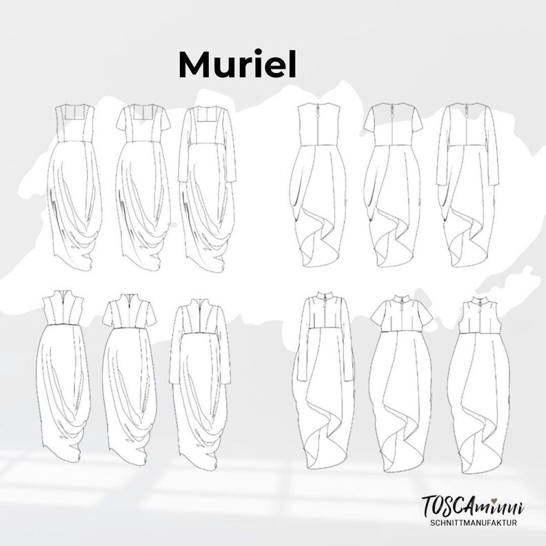 Kleid Muriel Gr. 34-54 Schnittmuster image number 9