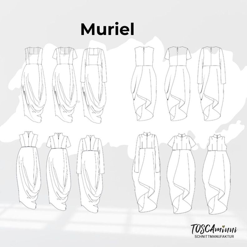 Kleid Muriel Gr. 34-54 Schnittmuster image number 9