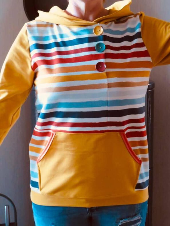Meine Ylvie Gr. 32-56 Damenhoodie image number 10