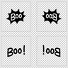 Plotterdatei »BOO!« (Einzeldatei) – Schriftzug thumbnail number 2