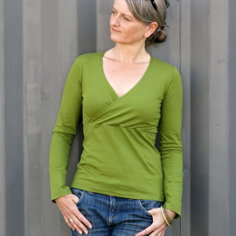 FRAU LIESE - Langarmshirt in Wickeloptik XS-XXL image number 8