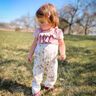lovely jumper  74-104 Jumpsuit Romper Rüschen Baby  thumbnail number 8