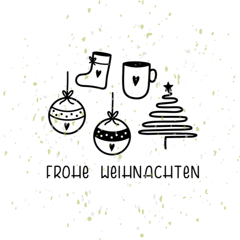 Weihnachtssticker + Frohe Weihnachten Plotterdatei image number 4