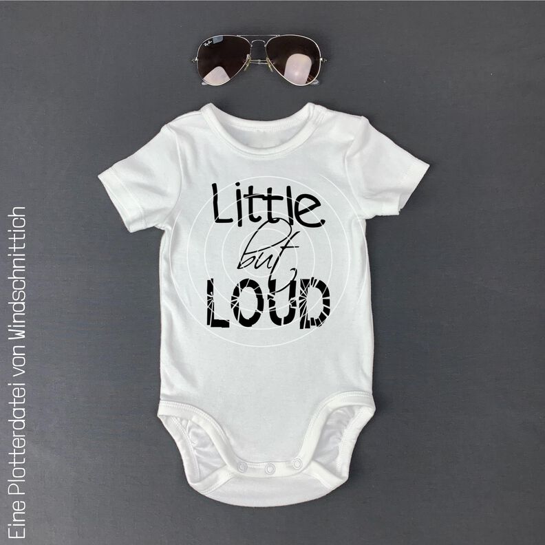 Plotterdatei - little but loud - SVG, DXF, PNG image number 4