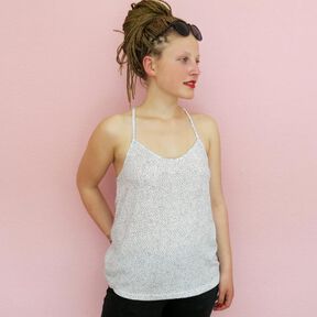 FRAU EIKE - Sommertop mit Spaghettitr&auml;gern XS-L