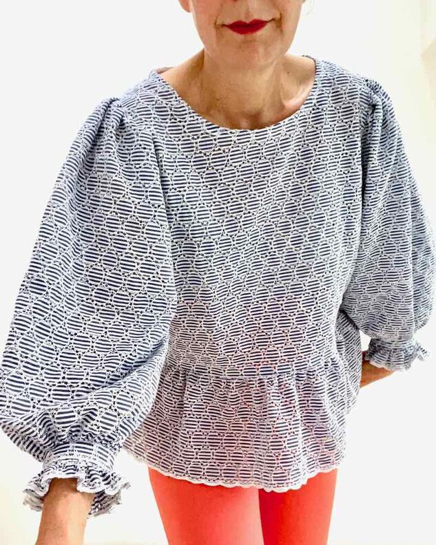 Bluse "METTA" Nähanleitung und Schnitt Gr. 158–46 image number 10