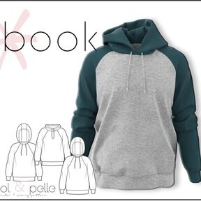 Ebook  Männer Raglan-Hoodie *mit A0-Datei + Video*