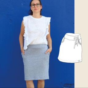 "Cozy-Skirt-Women" Sweat-Rock / Schnittmuster