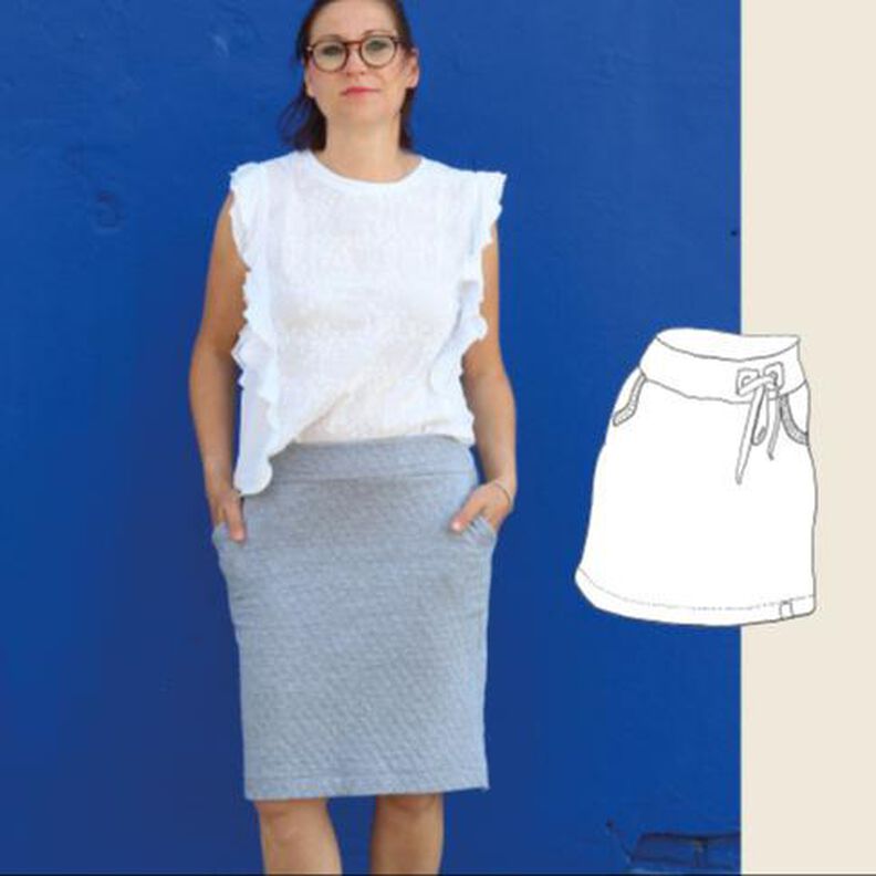 "Cozy-Skirt-Women" Sweat-Rock / Schnittmuster image number 1