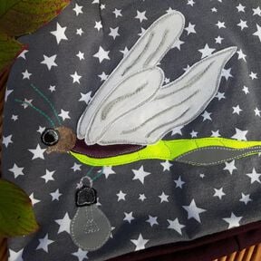 Applikationsvorlage und Nähanleitung Glühwürmchen