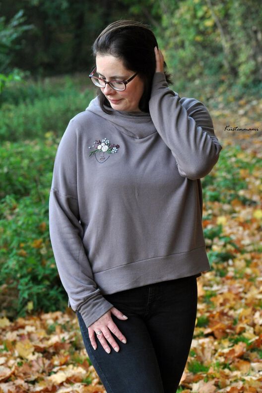 Macadamia Oversize Sweater + Hoodie für Damen Gr. 32-60 image number 7
