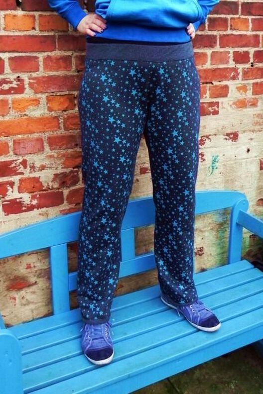 Damen Hose Jogginghose Leggings aus 1 Teil RAS ♥ Gr. 34-50 image number 7