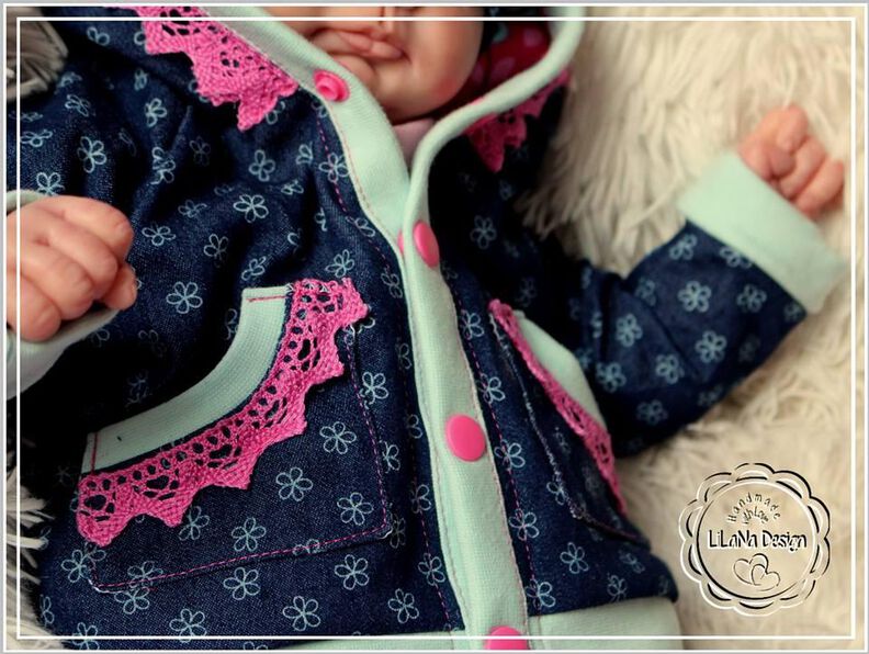 Baby-Kapuzenjacke / Nähanleitung und Schnittmuster image number 6