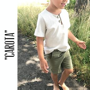 Kinderhemd "Carota": Digitales Schnittmuster und EBook