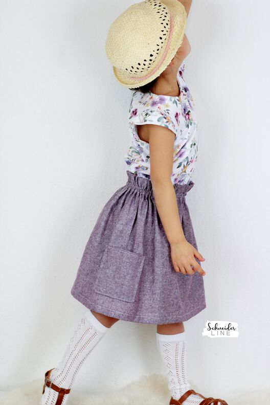 Back to School Kombi-Ebook - Button Shirt & Skirt Gr.86-164 image number 6