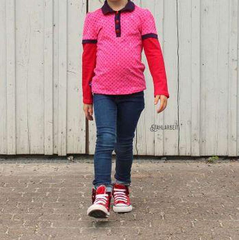 Ebook/Nähanleitung Poloshirt LISKA Mädchen Gr. 80 - 164 image number 3