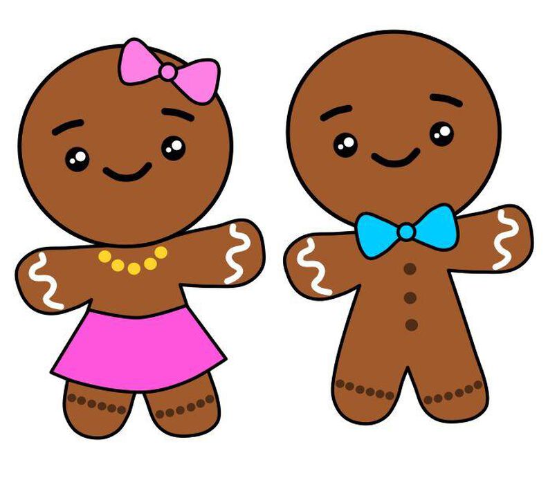 Mr & Mrs Lebkuchen Applikationsvorlage PDF image number 3