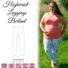 Highwaist Leggins Berlind-Ebook und Nähanleitung-Gr 32-64 thumbnail number 1