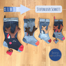 Nikolausstiefel, incl. Gratis Stickdatei Rentier-Auge thumbnail number 4