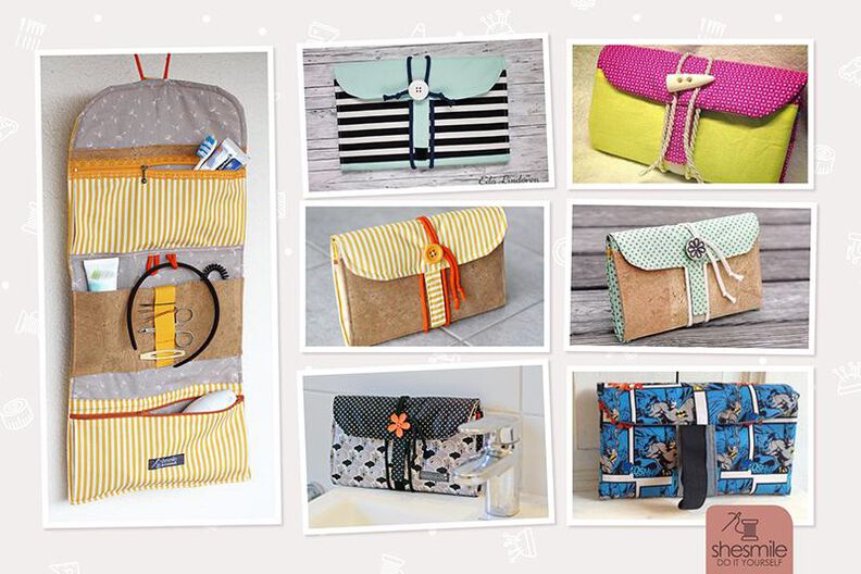 Kulturtasche Hanging3 (Nähanleitung & Schnittmuster) image number 6