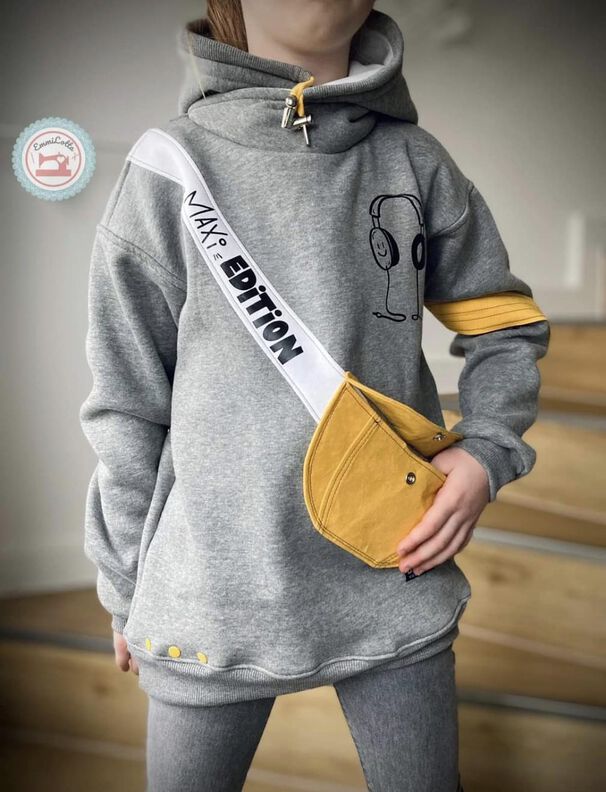 KOMBI E-Book Bauchtaschenhoodie Gr. 68 - 140 image number 7