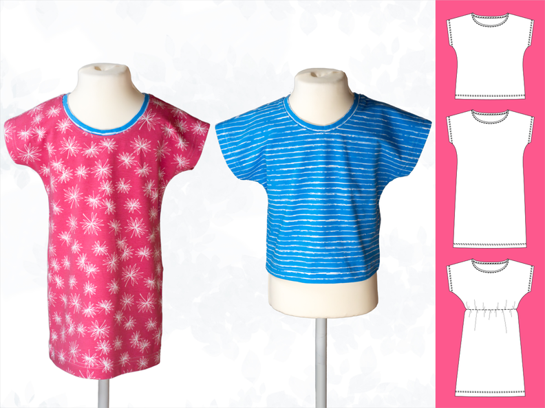 Shirt und Kleid „Lilly Kids“ für Kinder Gr. 92-164, A4+A0 image number 11