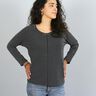 FRAU JETTE - Fledermausshirt mit Musterwechsel XS-L thumbnail number 1