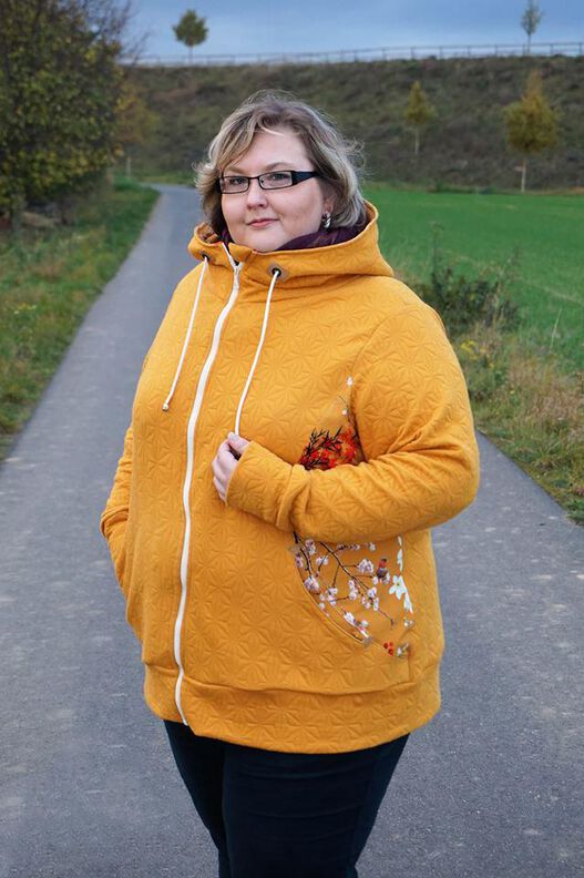 Sweatjacke Damen Schnittmuster Gr. 32-58 - MANUC #131 image number 10