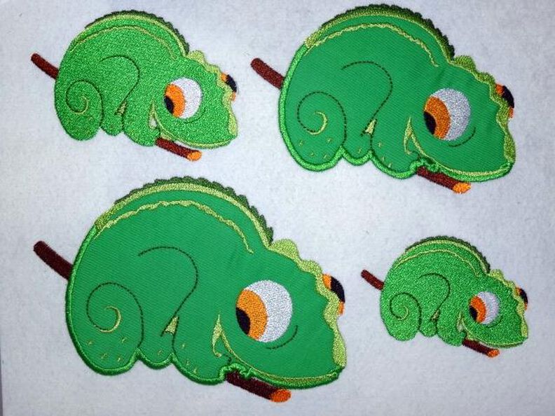 Stickdatei Cham&auml;leon image number 2