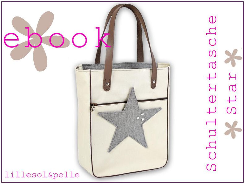 Ebook / Nähanleitung Schultertasche Star image number 1