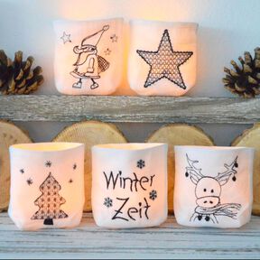 ITH Lichterbeutel klein Weihnachten für ein LED Teelicht