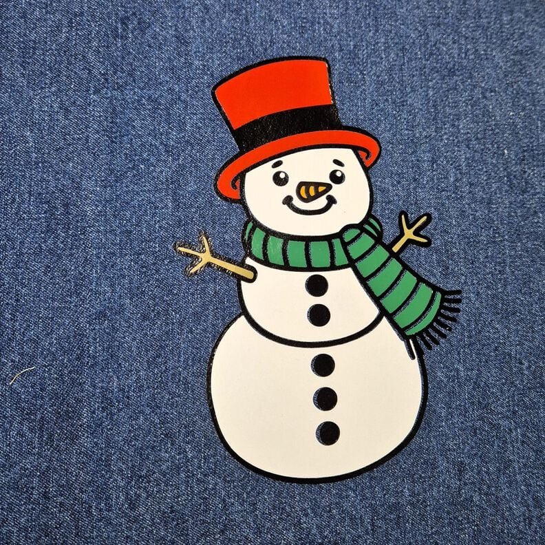 Plotterdatei Schneemann Winter - 2 Varianten SVG PNG DXF image number 4