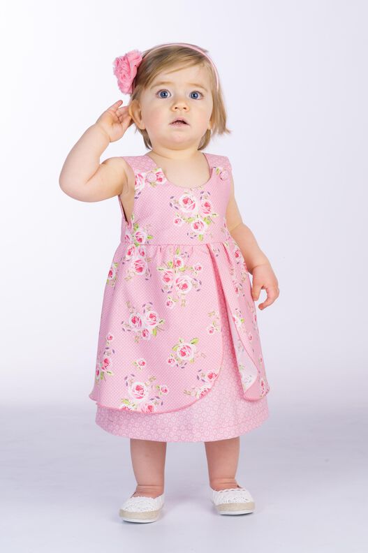ROSA Schnittmuster Kleid mit gekräuseltem Überrockteill image number 10